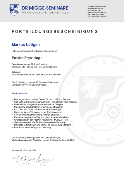 Positive Psychologie